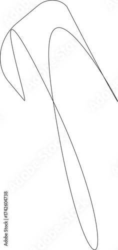 hand drawn vector illustration of a pencil on white background