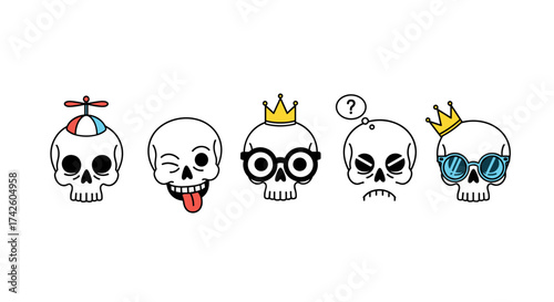 Skull Dialogue: Crowned Craniums