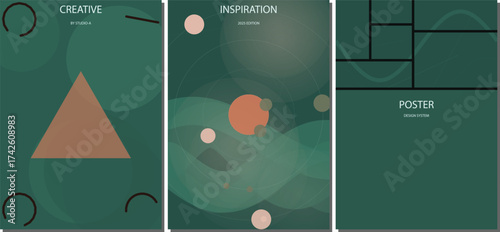 Elegant Minimalist Gradient Vector Poster Design Background for Corporate Flyers, Marketing Brochures, and Web Banners