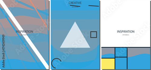 Elegant Minimalist Gradient Vector Poster Design Background for Corporate Flyers, Marketing Brochures, and Web Banners