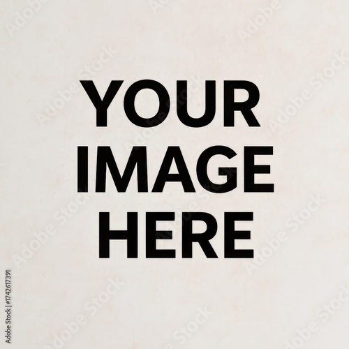 Placeholder mockup for custom image upload