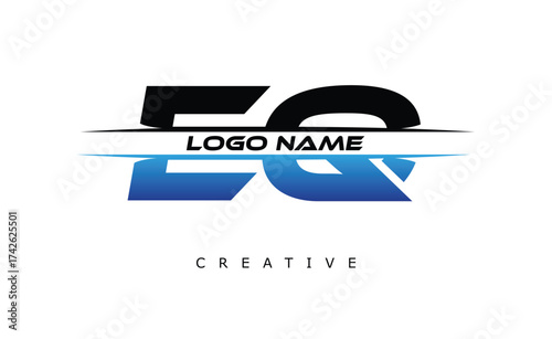 EP Creative Dynamic Logo Design Modern Company Branding Design Creative Monogram Latter Mark.