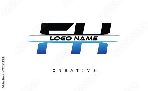 FE Creative Dynamic Logo Design Modern Company Branding Design Creative Monogram Letter Mark.