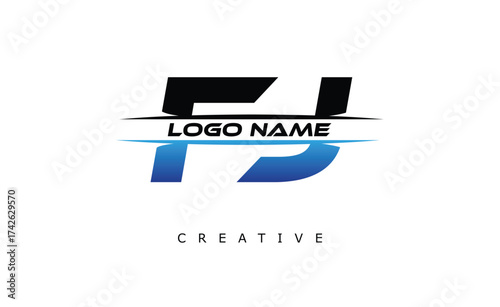 FC Creative Dynamic Logo Design Modern Company Branding Design Creative Monogram Letter Mark.