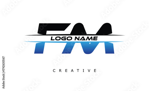 FG Creative Dynamic Logo Design Modern Company Branding Design Creative Monogram Letter Mark.