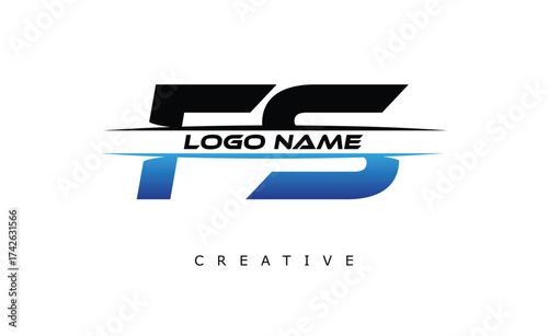 FI Creative Dynamic Logo Design Modern Company Branding Design Creative Monogram Letter Mark.