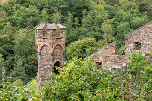  Sooneck Castle,Trechtingshausen,  Upper Middle Rhine Valley, Rhineland-Palatinate, Germany, Europe