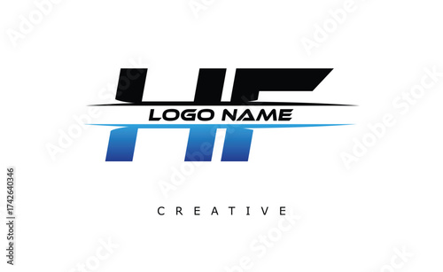 HB Creative Dynamic Logo Design Modern Company Branding Design Creative Monogram Letter Mark.