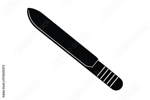 nail file vector icon silhouette