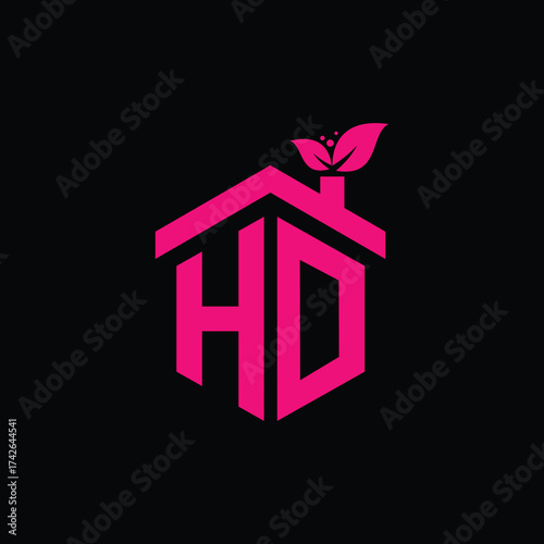HD Leaf Logo Design Vector illustration template