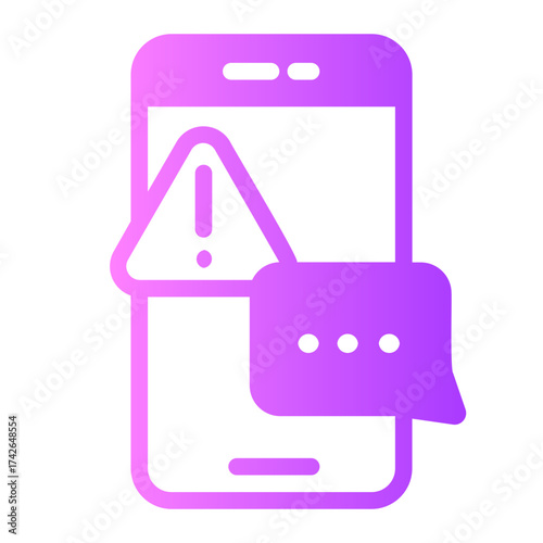 smartphone gradient icon
