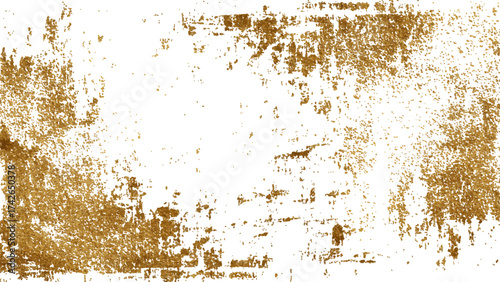 Abstract gold grunge texture background. Damaged gold grunge on transparent background. Gold grunge concrete wall background texture with distressed, Abstract vintage background with rough texture,