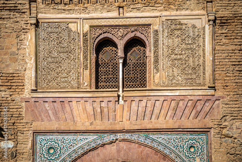 Foto Wine Gate in the Alhambra complex, Granada, Andalusia, Spain, a UNESCO World Her