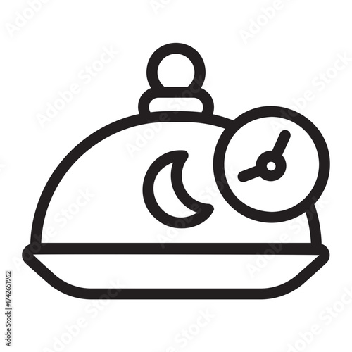 eating line icon