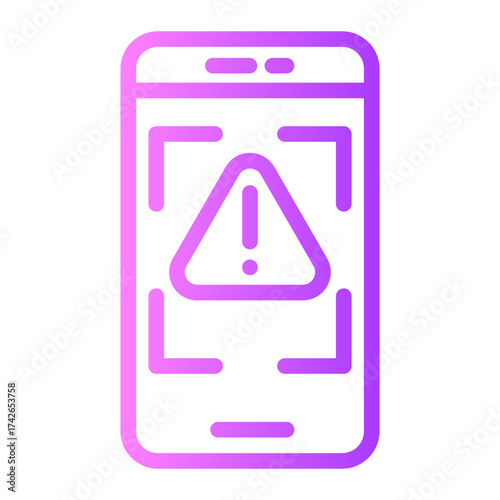 smartphone gradient icon