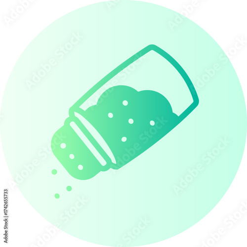 over salt gradient icon