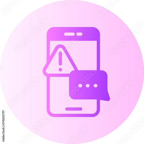 smartphone gradient icon