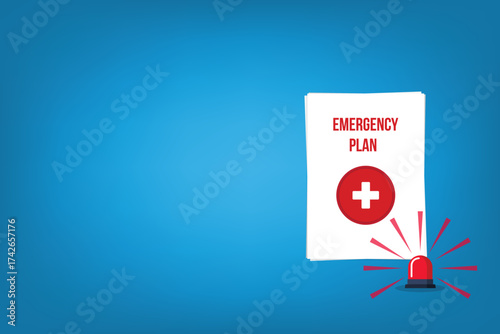 Emergency plan paper documents	