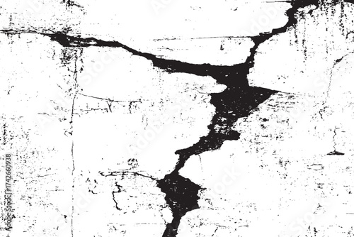 High-Contrast Grunge Vertical Surface Damage Overlay

