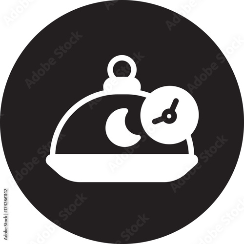 eating glyph icon