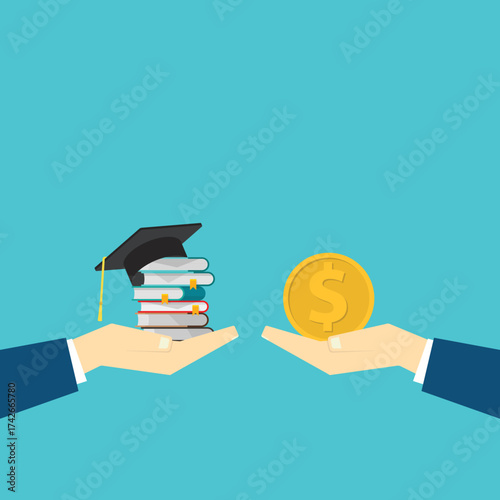 Investment in knowledge, student loan and scholarship	