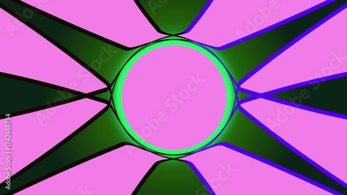 abstract colorful background with circles