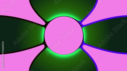 abstract background with colorful circles