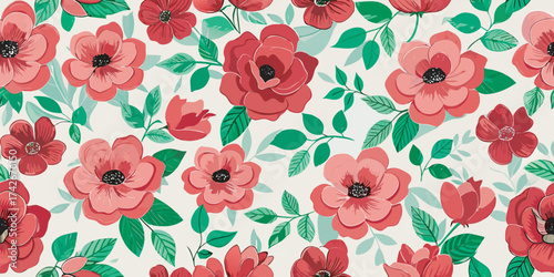 Floral seamless pattern