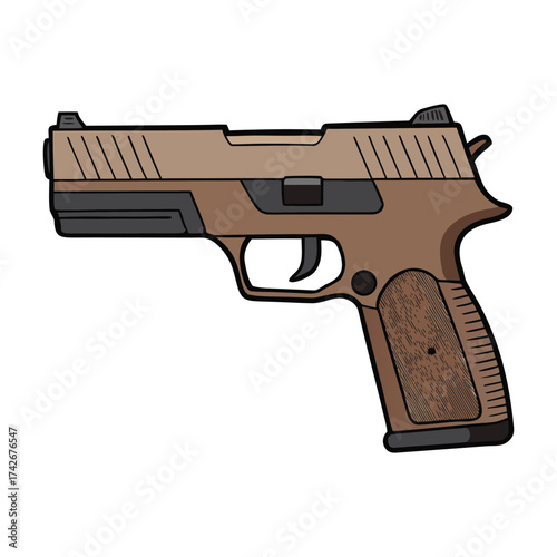 Sig Sauer P320 — modular, striker-fired 9mm pistol with polymer frame, removable fire-control unit, and versatile size options; prized for reliability and duty use. Trusted.