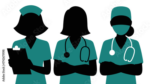 Professional medical team ready to provide health care and services.