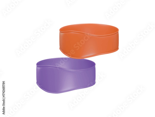 badminton headband icon 3d illustration render