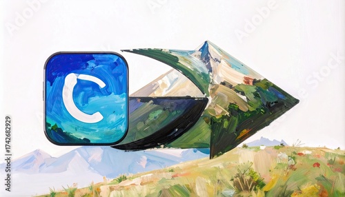 Artistic Firefly Logo Design, App Branding, Oil Painting Style, Ivory Background, Digital Art, Contemporary Viewpoint