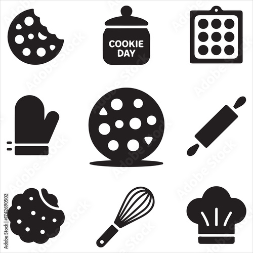 Cookie Day Vector Icon Pack”
