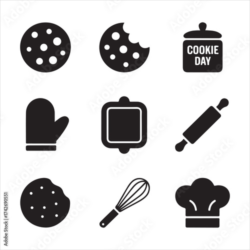 Cookie Day Vector Icon Pack”
