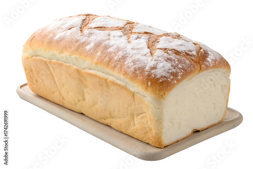 bread isolated on white