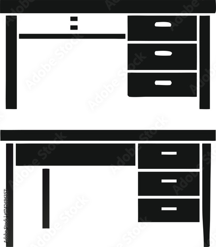set of furniture icons