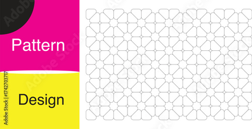 Geometric Modern Pattern Design Background Abstract Vector Illustration