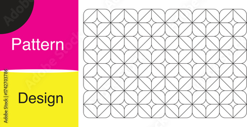 Geometric Modern Pattern Design Background Abstract Vector Illustration