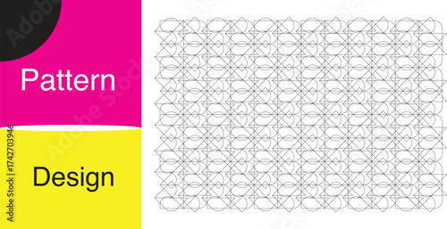 Geometric Modern Pattern Design Background Abstract Vector Illustration