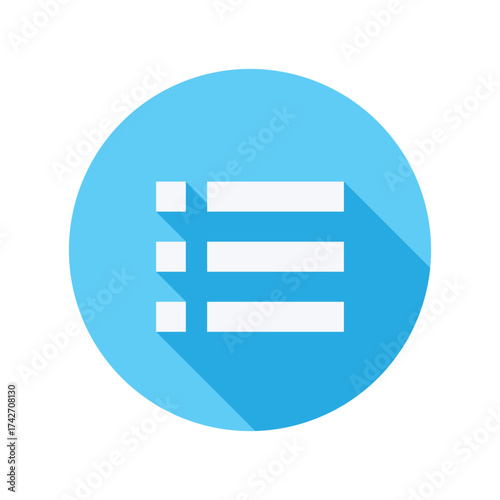 Flat List Icon