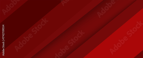 Illustration of unusual modern material design background. Verical lines with shadow
