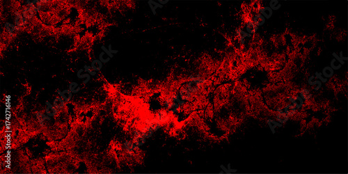 Decorative pattern background for abstract concept. vintage grunge background red powder explosion on black paper. Abstract fire flame grunge texture background. Textures for making flyer, poster, 