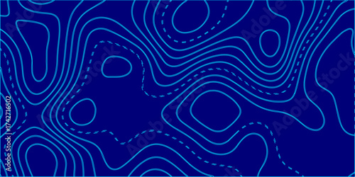 Abstract blue background with seamless wave pattern, vector illustration, and ornate texture. swirl, ornament, winter, floral, shape, color, nature, element. Topographic Map Of wild west abstract 