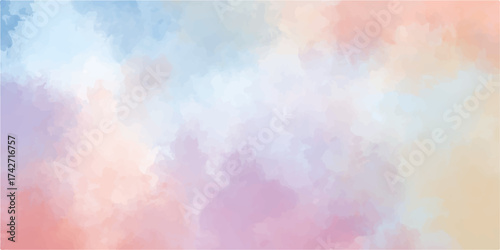 Abstract orange, yellow, and blue watercolor paint texture design with vintage grunge paper effect for a colorful art backdrop. color, cloud, wallpaper, smoke, pink, pattern, pastel, water