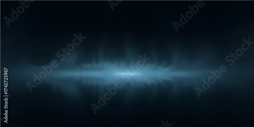 An abstract blue loop with bright rays of light and a smoke texture creates a dynamic motion design for digital backgrounds