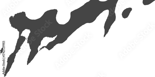 A simple black vector illustration of a horse and deer silhouette logo design