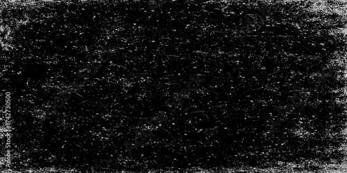 Grunge dust texture background in black and white minimalist vector illustration design with distressed rough surface and vintage artistic effect.