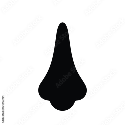 nose icon icon on white background
