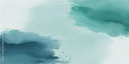 Sunlight reflects off the clear, blue ocean surface with soft clouds drifting across the sky, creating a serene nature landscape texture