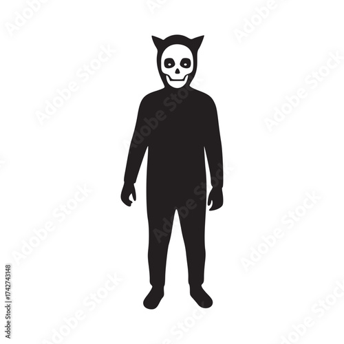 Spooky fun times! Get this playful Halloween skeleton costume for parties, trick or treating, or festive decorations. Perfect for spooky season designs